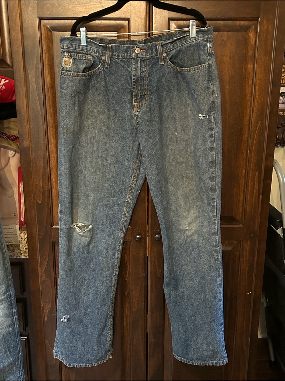 Cinch Duster Sz 36 x 34 Men's Blue Denim Jeans